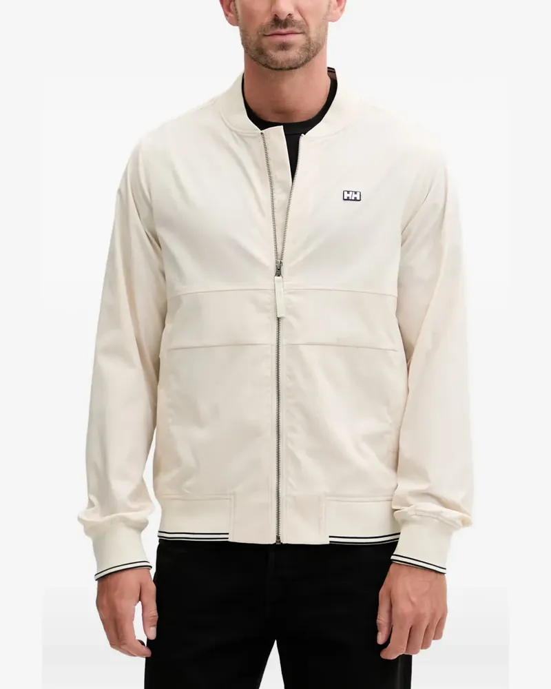 Helly Hansen Marine Bomberjacke mit Logo-Patch - Nude Nude