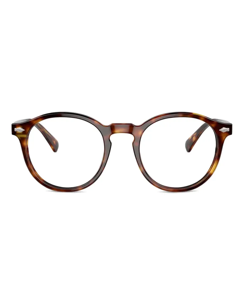 Ralph Lauren Brille mit rundem Gestell - Braun Braun