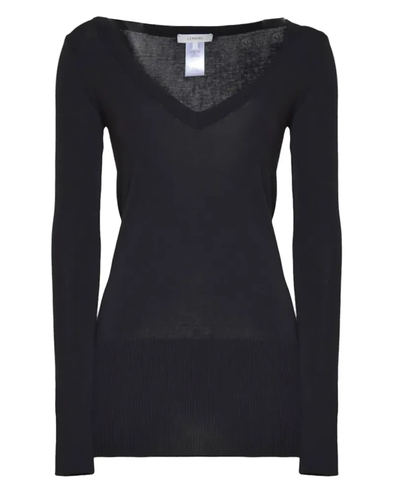Christophe Lemaire Pullover mit V-Ausschnitt - Grau Grau