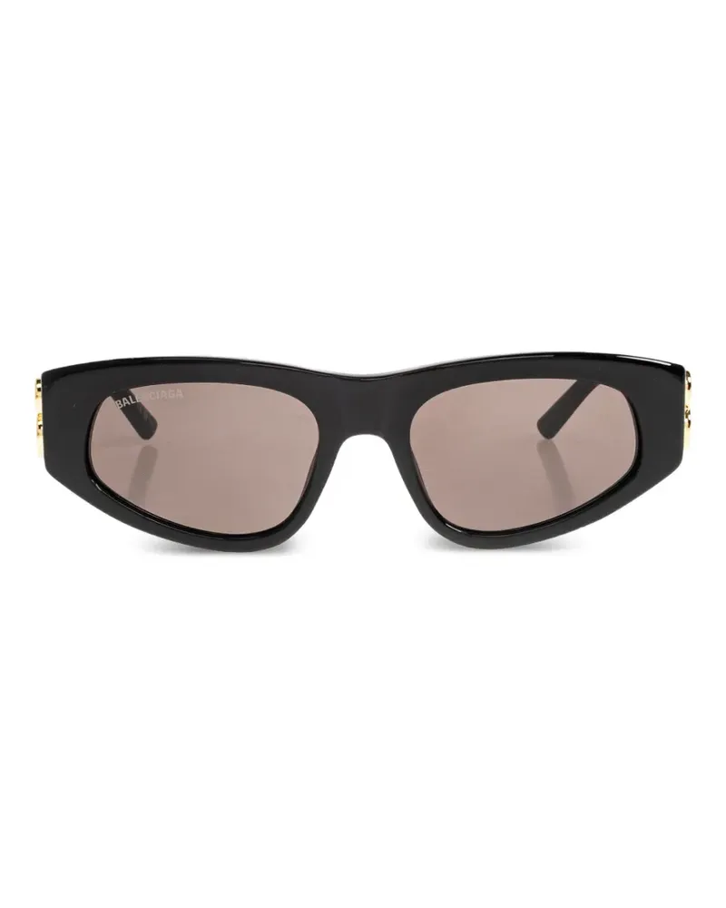 Balenciaga Dynasty Sonnenbrille mit D-Gestell - Schwarz Schwarz