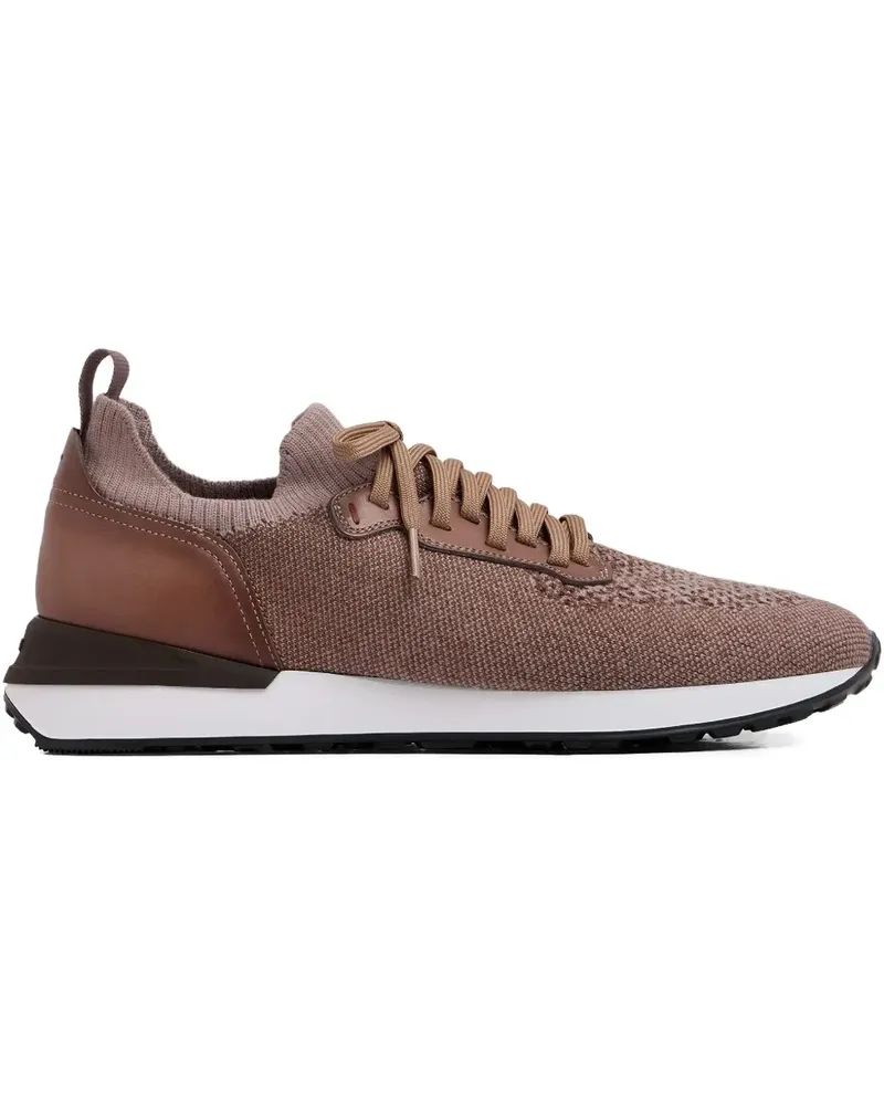 Magnanni Gestrickte Stratus Sneakers - Braun Braun