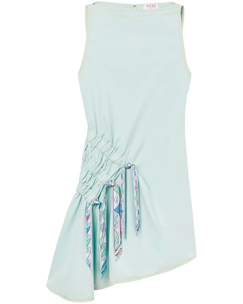 Emilio Pucci Seidenkleid mit Vivara-Print - Blau Blau