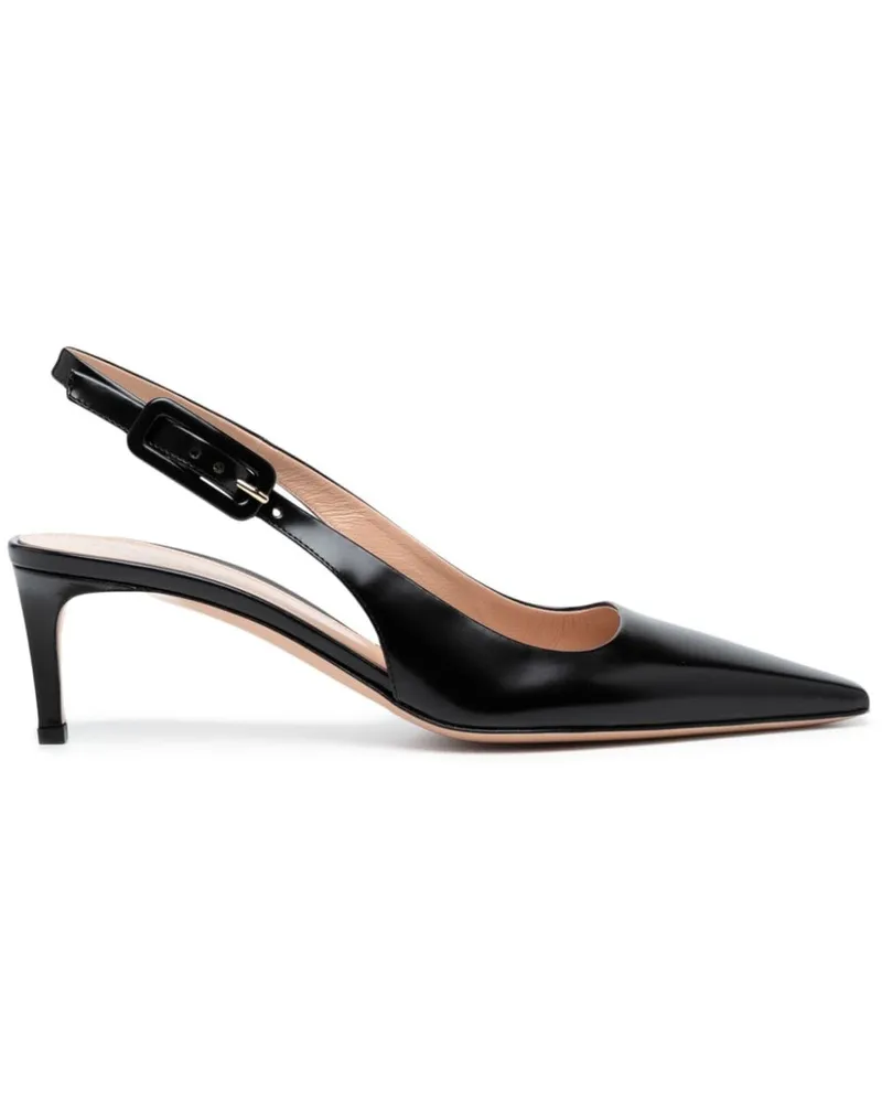 Gianvito Rossi Lindsay Slingback-Pumps 60mm - Schwarz Schwarz