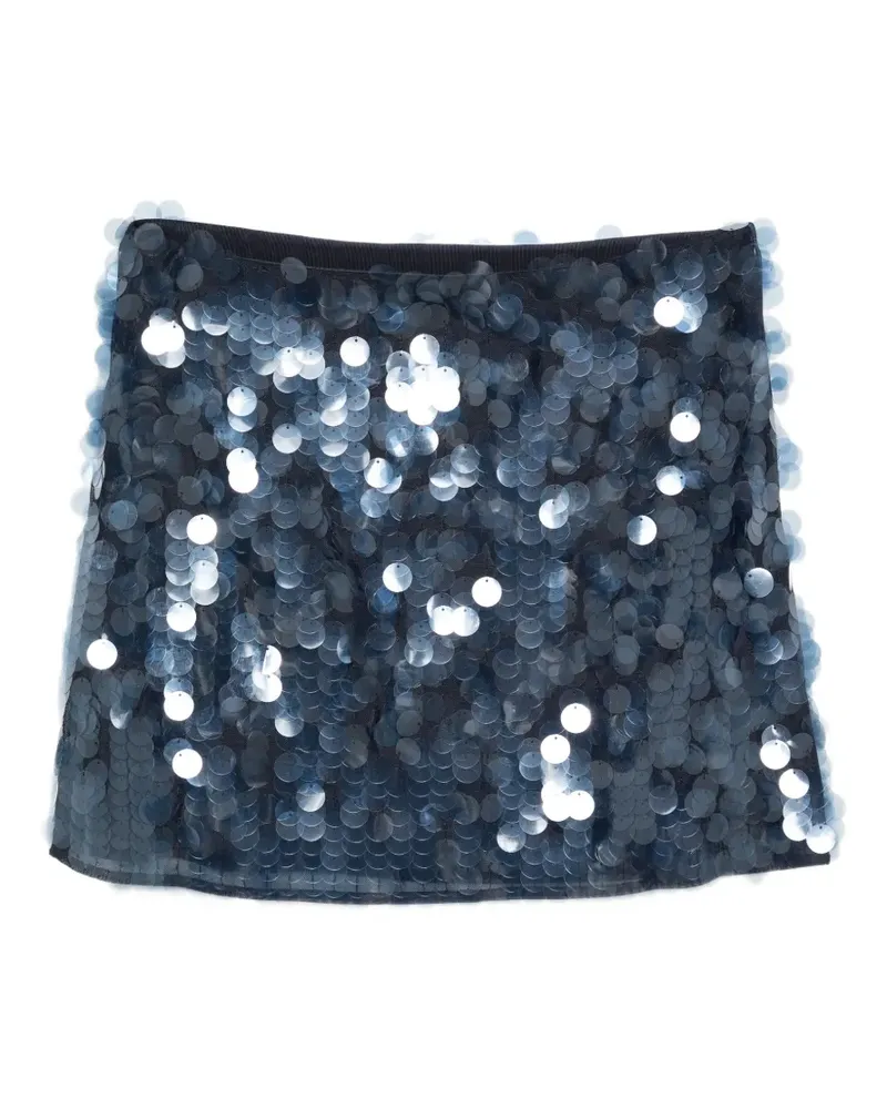 MARELLA Pepli sequin mini skirt - Blau Blau