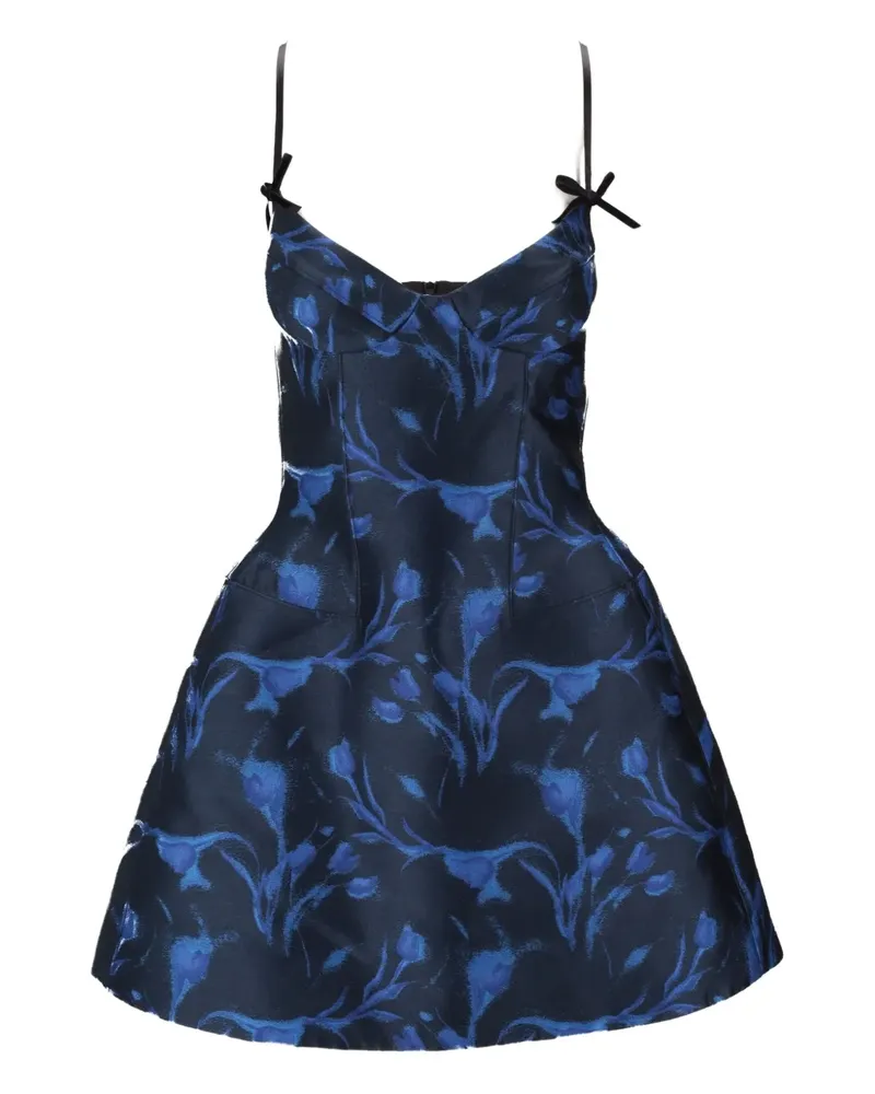 SHUSHU/TONG Schmales Bustierkleid - Blau Blau