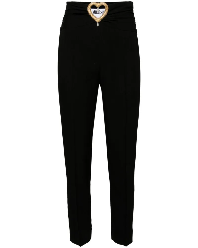 Moschino Hose mit Cut-Out in Herzform - Schwarz Schwarz