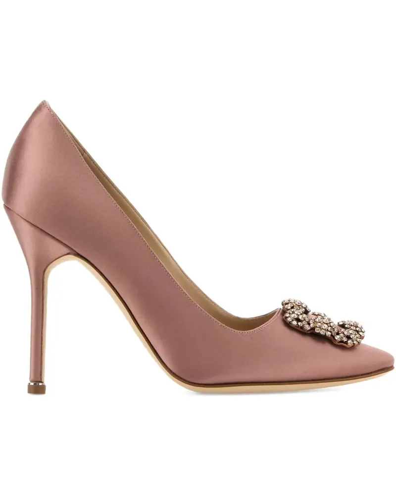 Manolo Blahnik Hangisi Pumps 105mm - Rosa Rosa