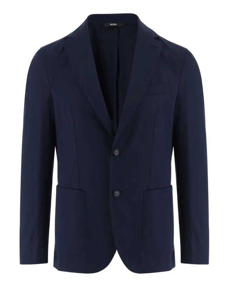 HUGO BOSS single-breasted blazer - Blau Blau