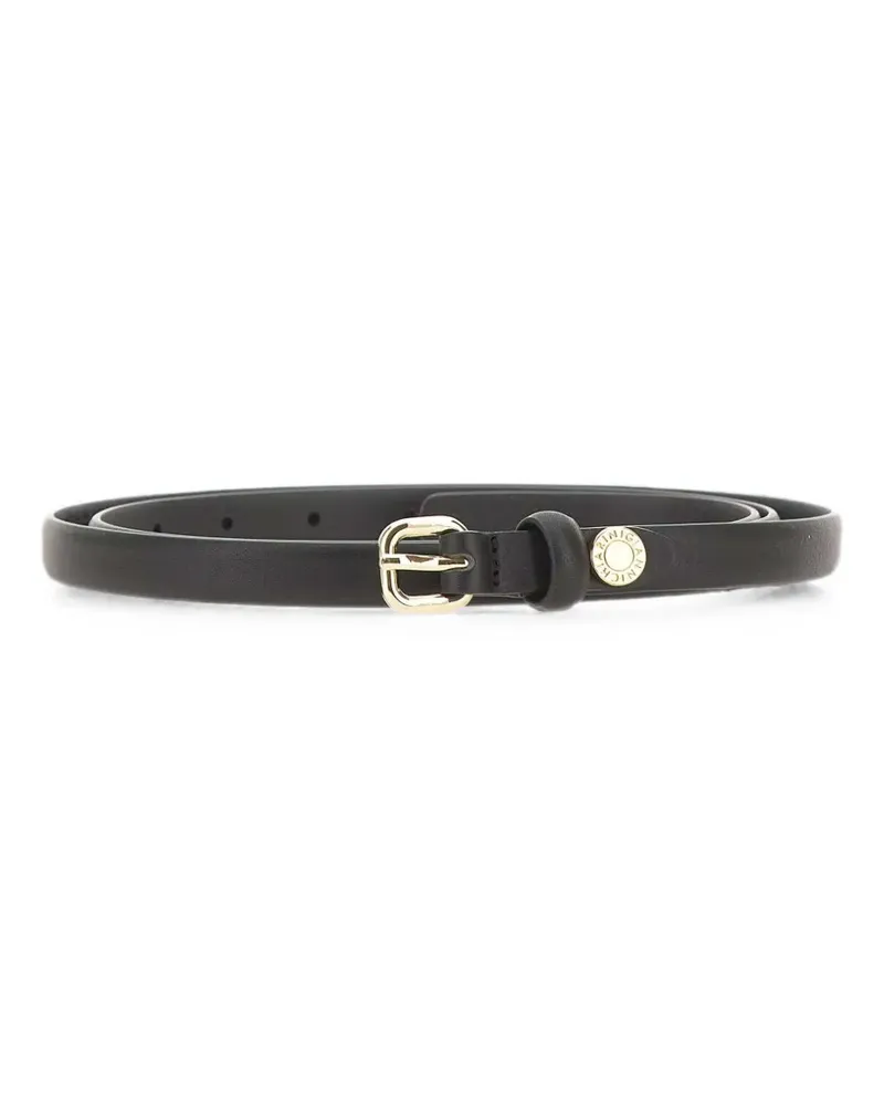 Gianni Chiarini slim calf leather belt - Schwarz Schwarz