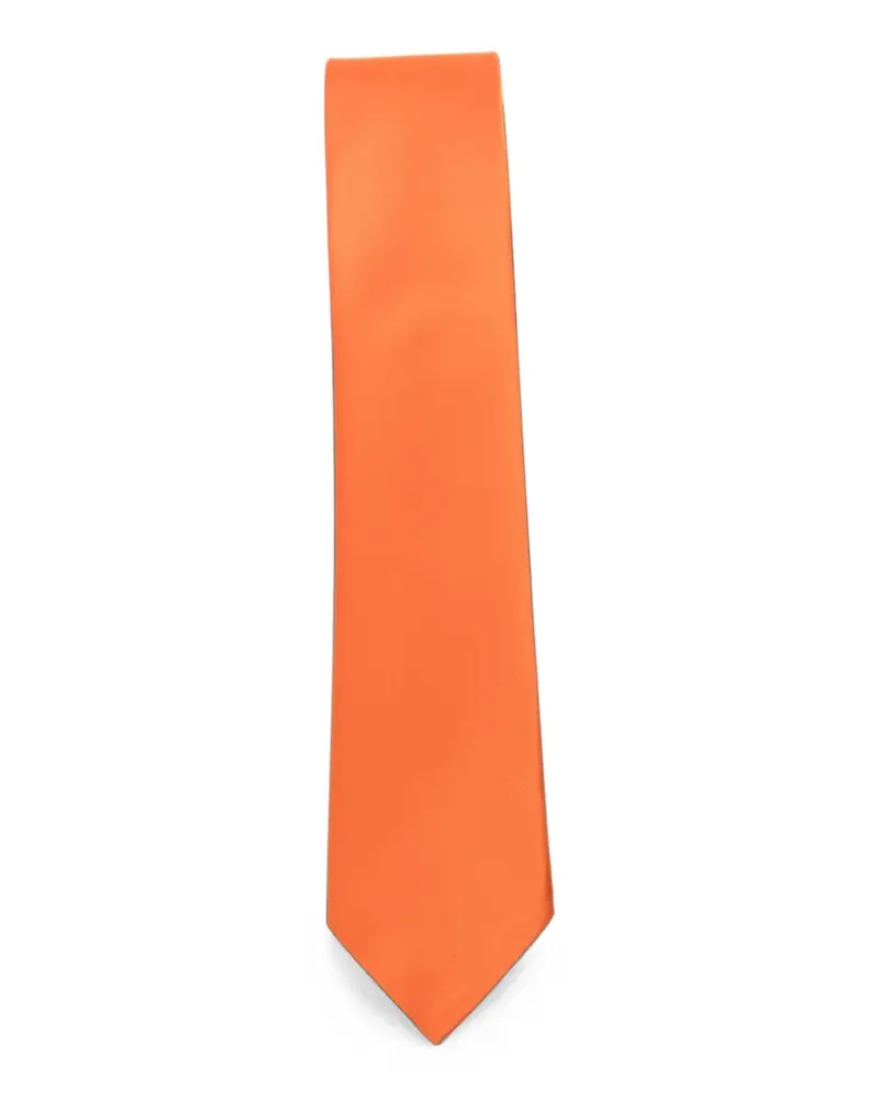 Sapio Krawatte aus Satin - Orange Orange
