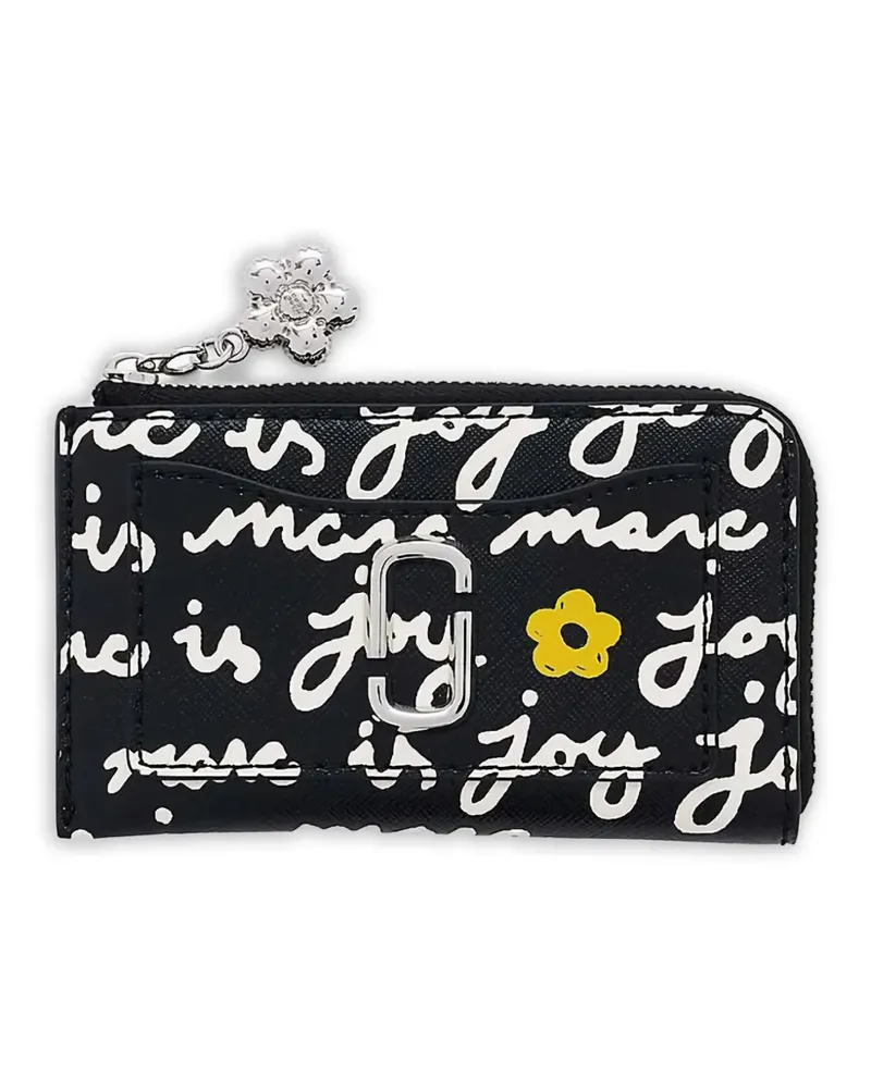 Marc Jacobs The Joy Portemonnaie mit Blumen-Print - Schwarz Schwarz