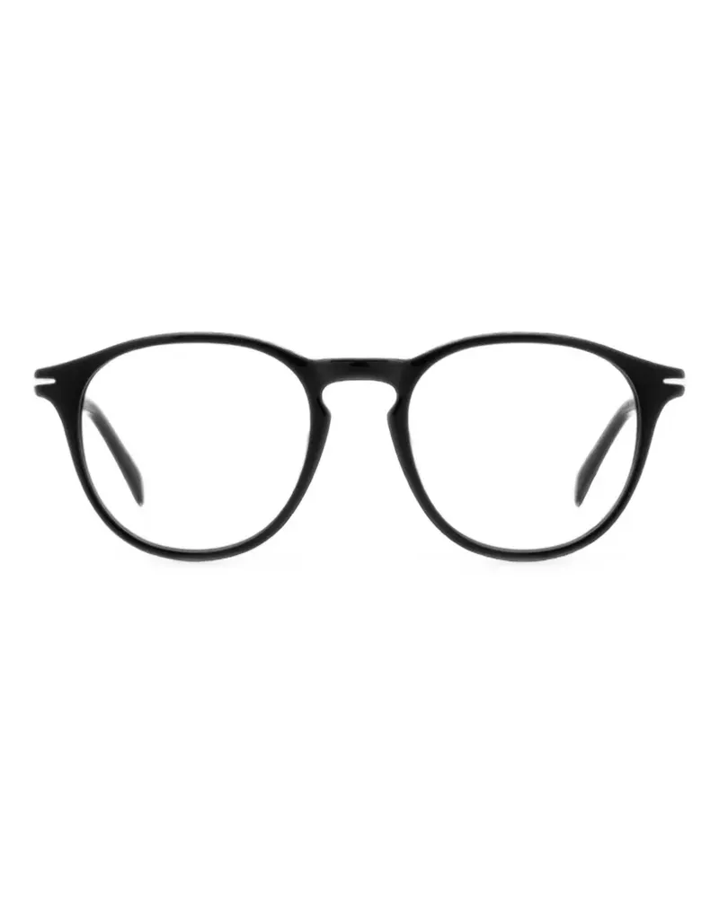 EYEWEAR by DAVID BECKHAM Brille mit rundem Gestell - Schwarz Schwarz