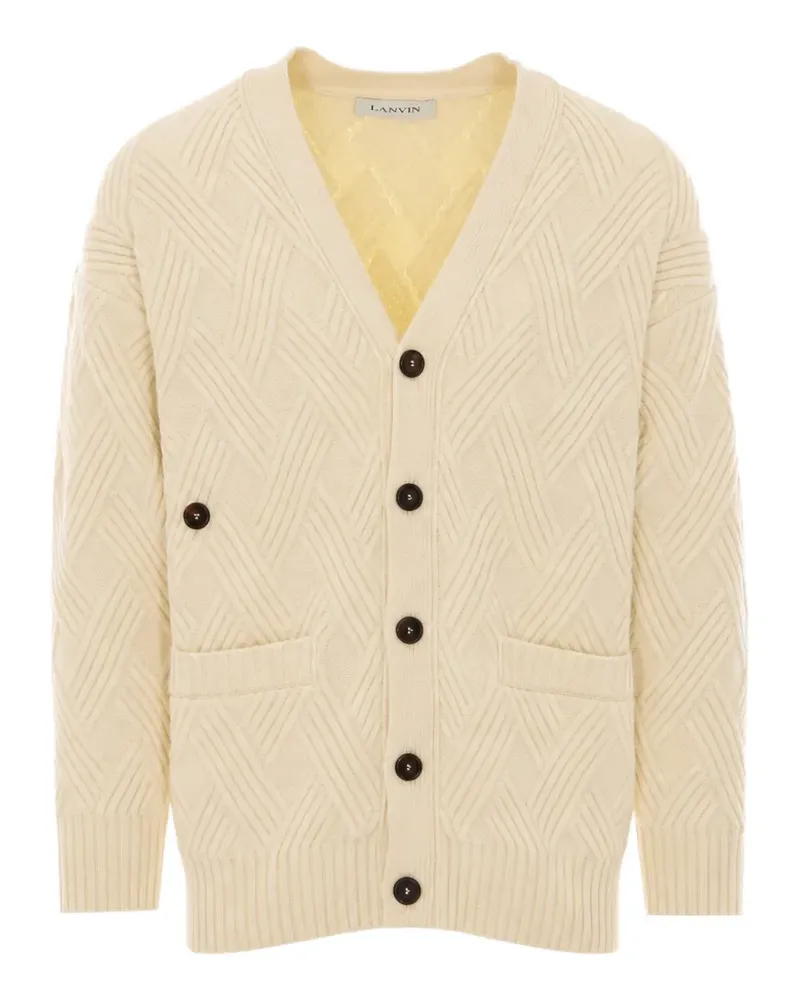 Lanvin Cloud V-neck cardigan - Nude Nude