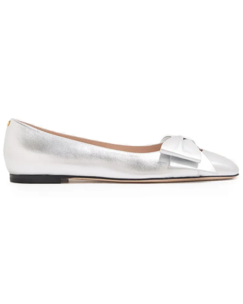 Valentino Garavani bow-detailing ballet flats - Silber Silber