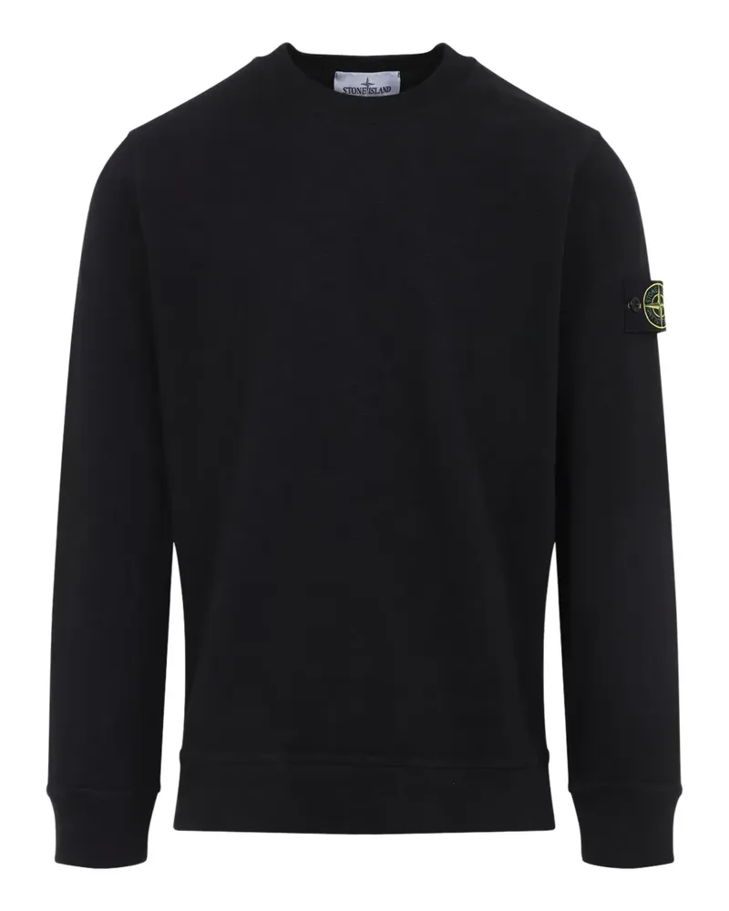 Stone Island Sweatshirt mit Logo-Detail - Schwarz Schwarz
