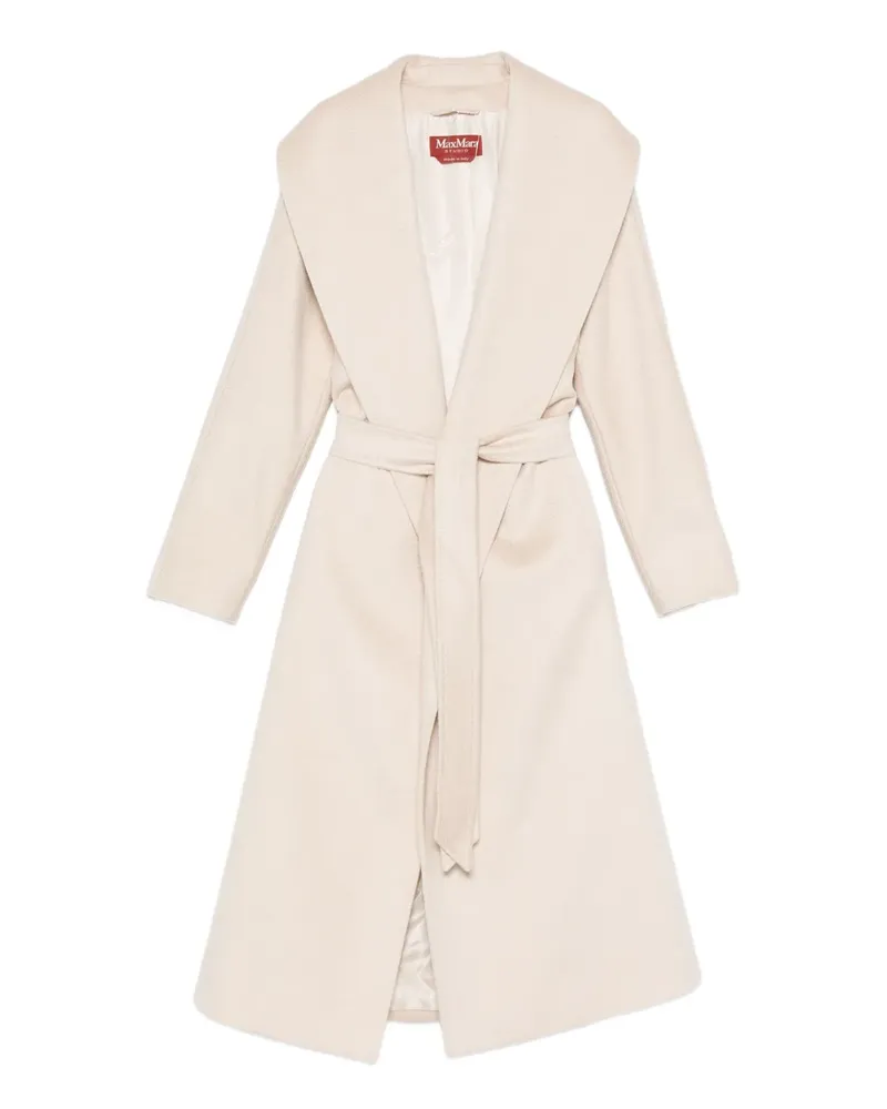 Max Mara Mantel mit Gürtel - Nude Nude
