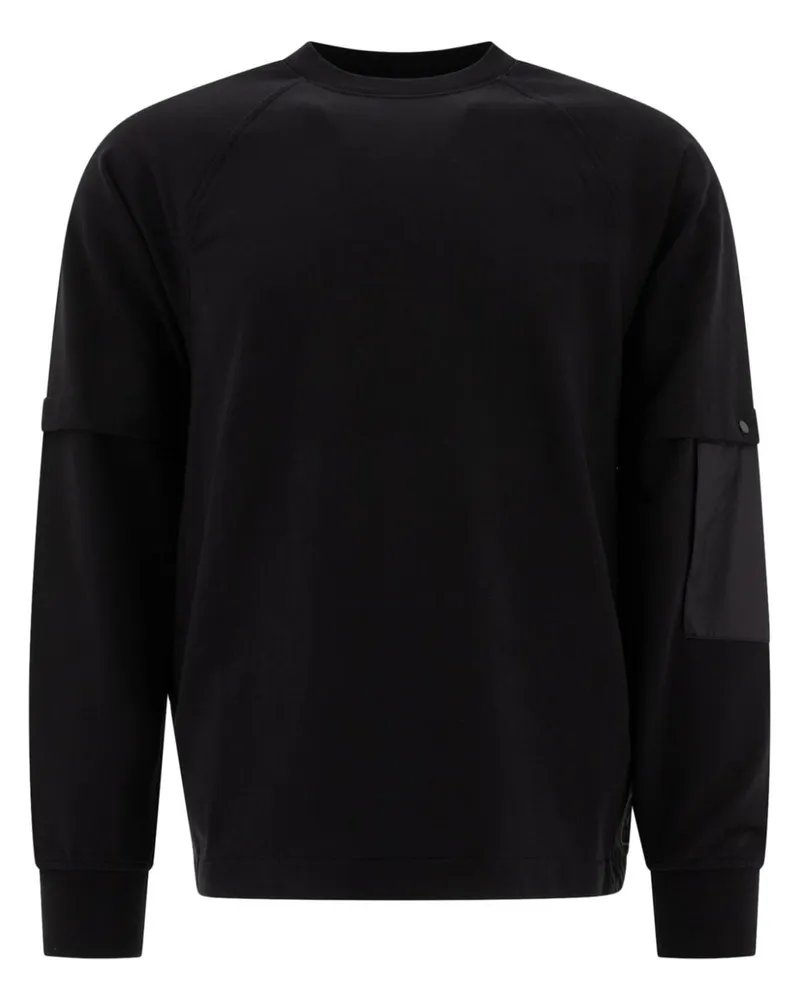 C.P. Company Sweatshirt mit Rundhalsausschnitt - Schwarz Schwarz