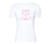 Kissing Bunnies cotton T-shirt
