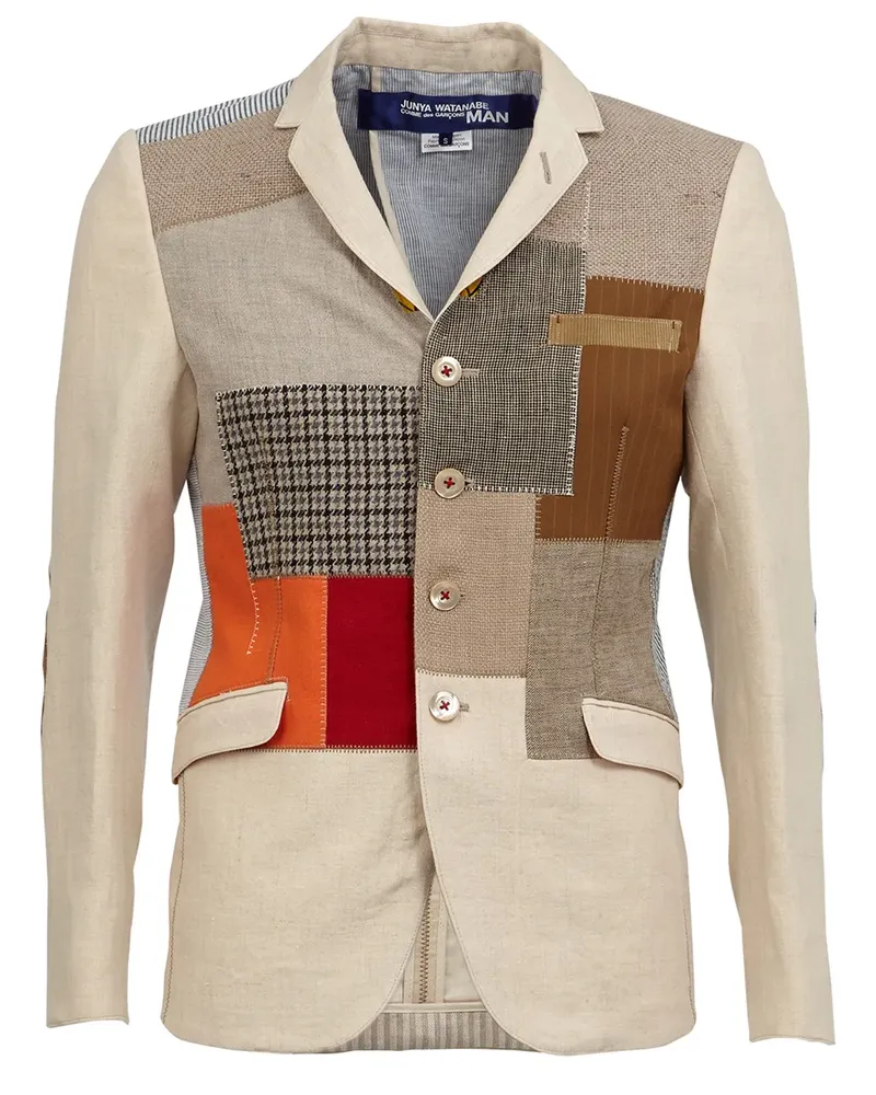 Junya Watanabe Sakko mit Patchwork-Design - Nude Nude