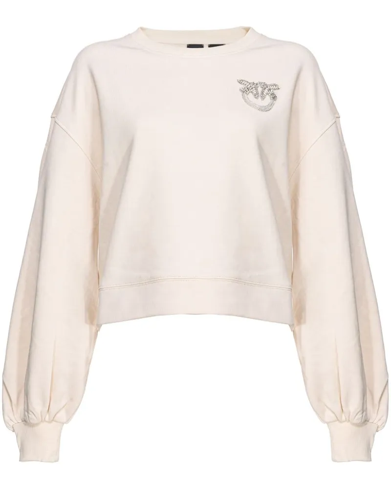 Pinko Love Bird Sweatshirt Nude