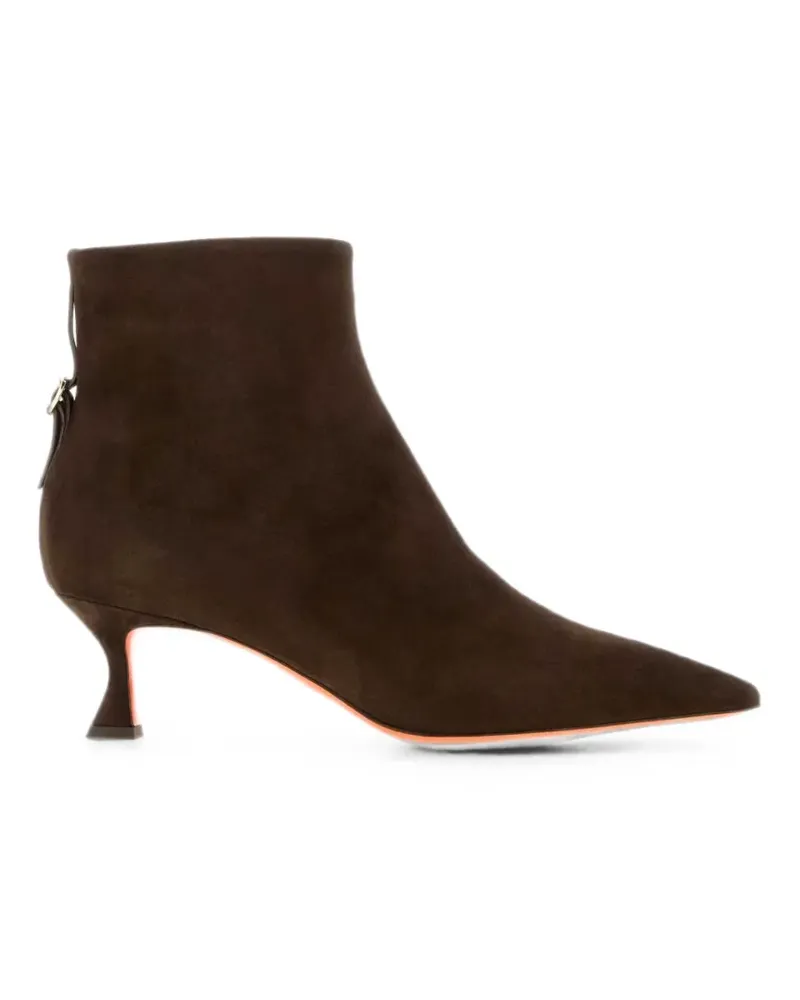Santoni Stiefeletten aus Wildleder - Braun Braun