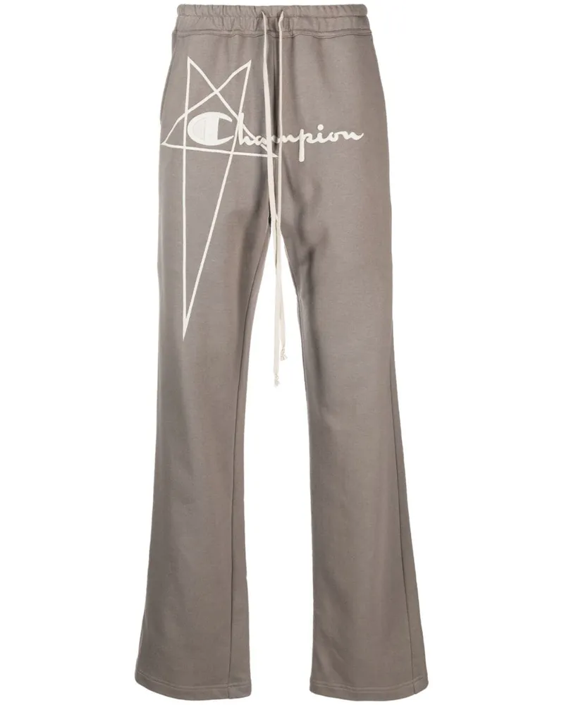 Rick Owens x Champion Dietrich Jogginghose mit Logo - Braun Braun