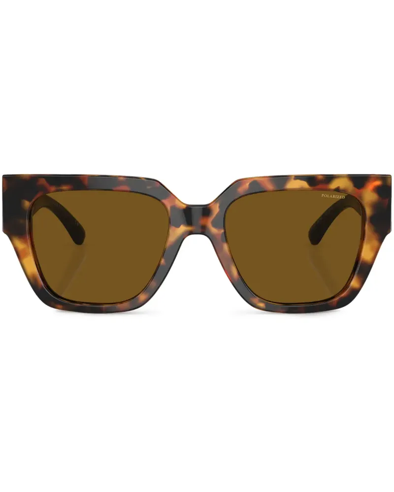Versace Sonnenbrille mit Oversized-Gestell - Grün Grün