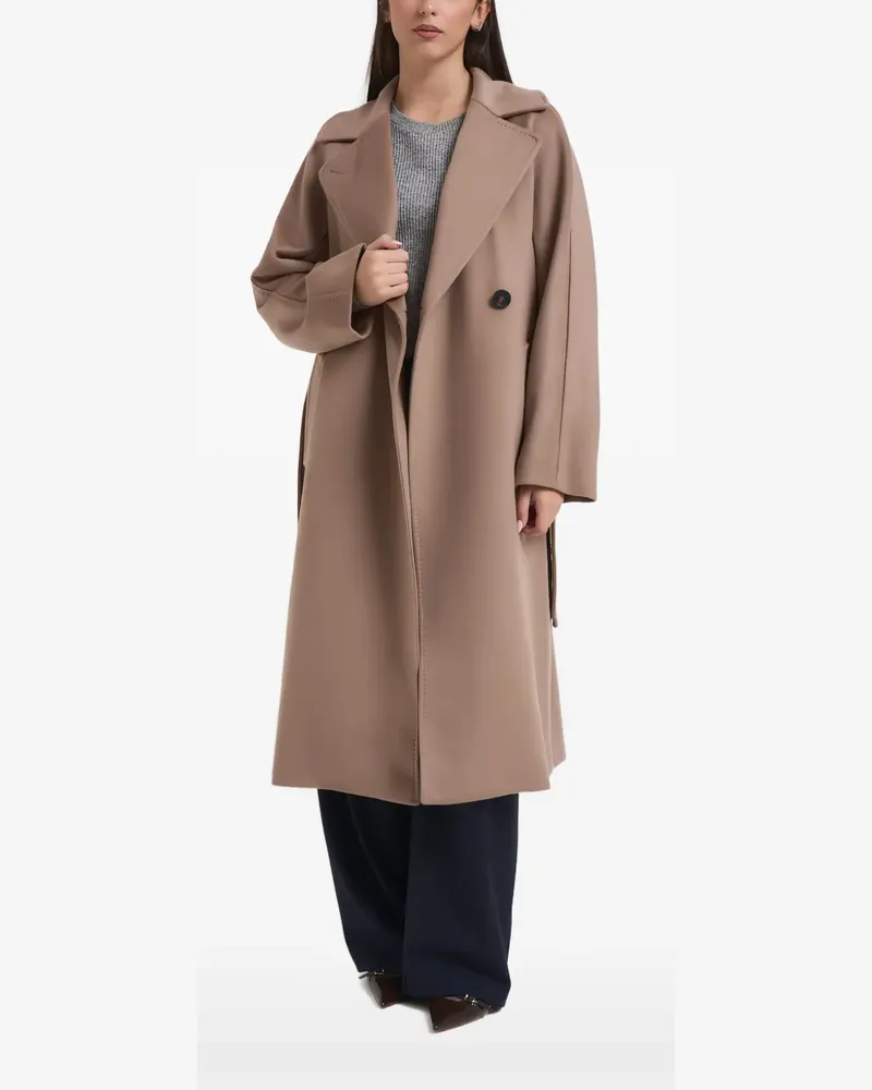Max Mara RESINA belted double-breasted coat - Braun Braun