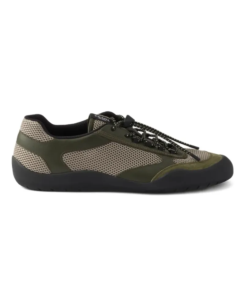 Prada Geometrische Speedrock Sneakers - Grün Grün
