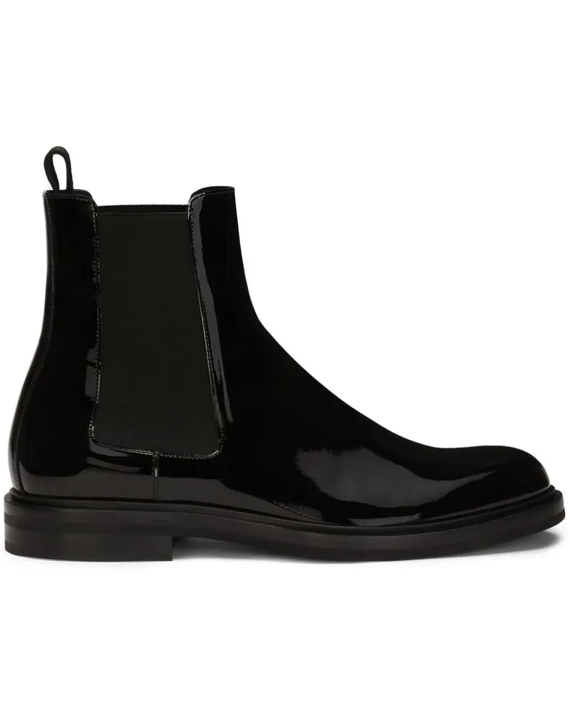 Dolce & Gabbana Knöchelhohe Stiefel - Schwarz Schwarz