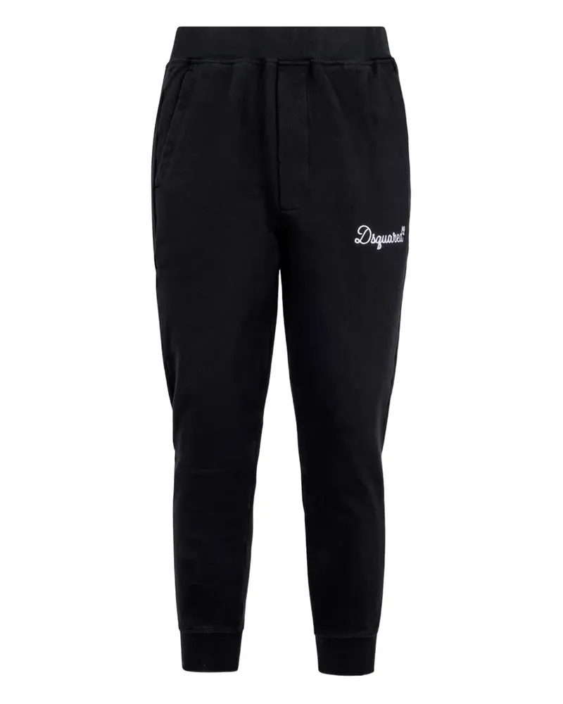 Dsquared2 Jogginghose mit Stretchbund - Schwarz Schwarz