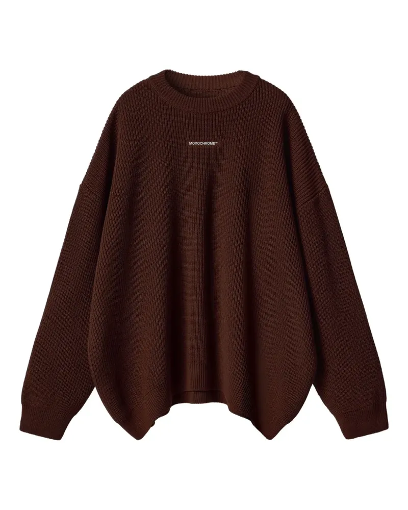 MONOCHROME Gerippter Pullover - Braun Braun