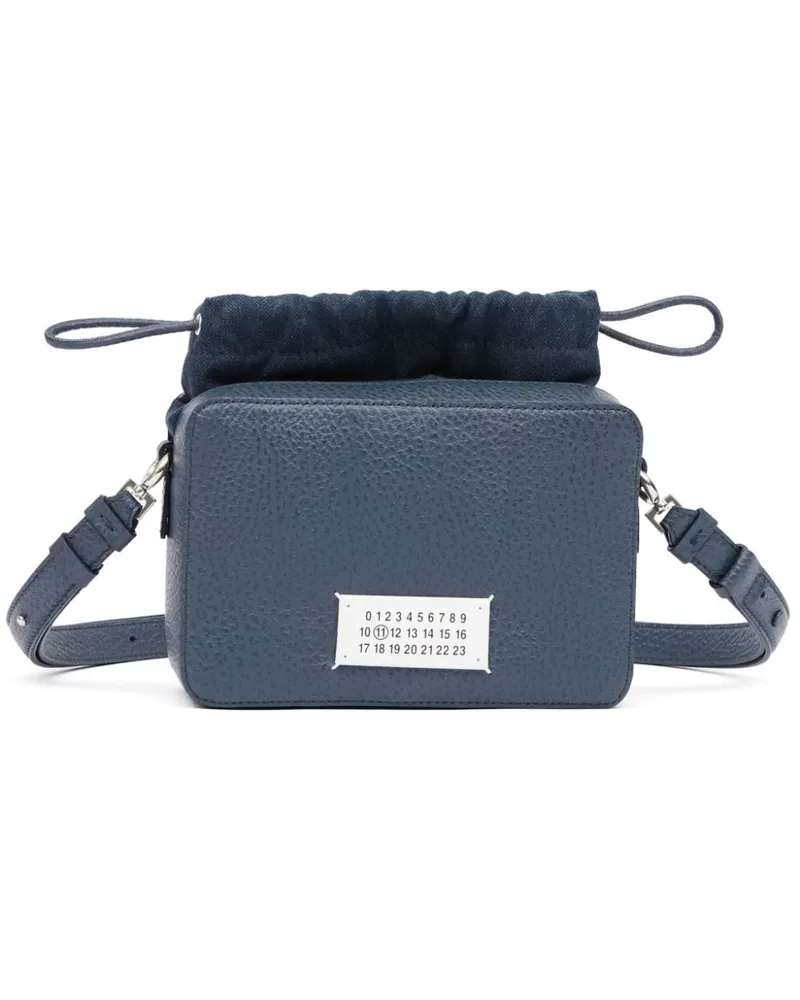 Maison Margiela 5AC Kameratasche aus Leder - Blau Blau