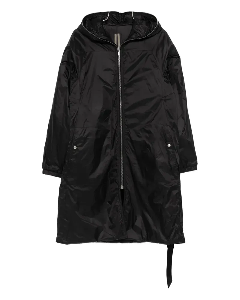DRKSHDW by Rick Owens hooded coat - Schwarz Schwarz