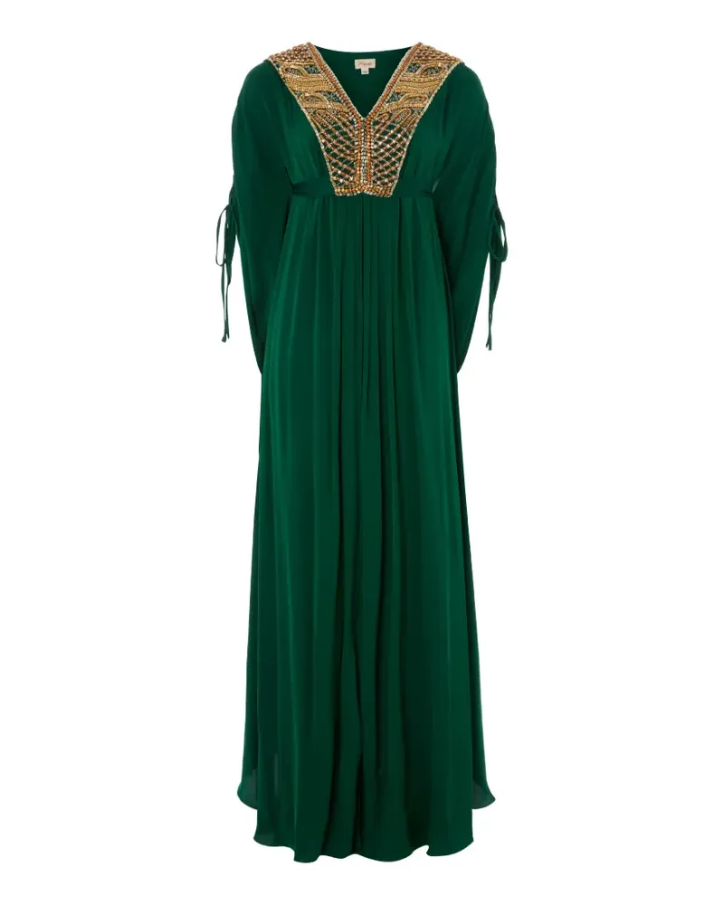 Temperley London Verziertes Parisa Abendkleid - Grün Grün
