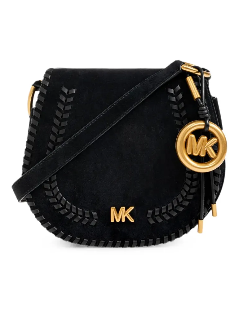 Michael Kors Josie Schultertasche mit Ziernähten - Schwarz Schwarz