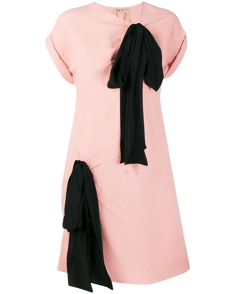 N° 21 Kleid mit Bändern - Rosa Rosa