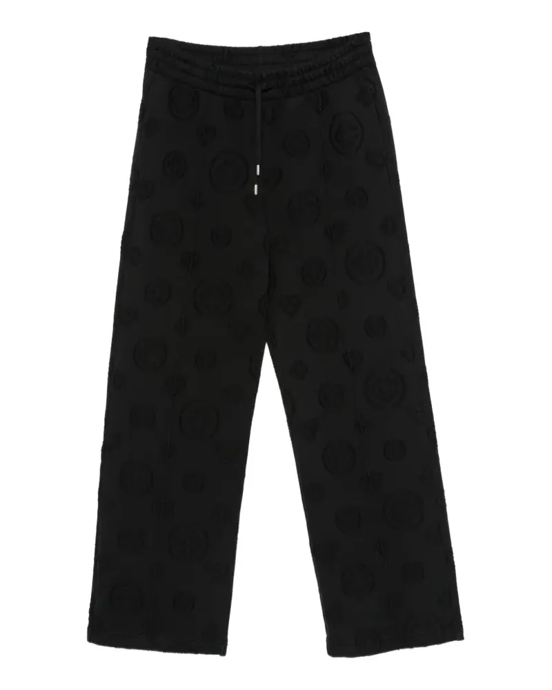 Casablanca Paris monogram-pattern track pants - Schwarz Schwarz