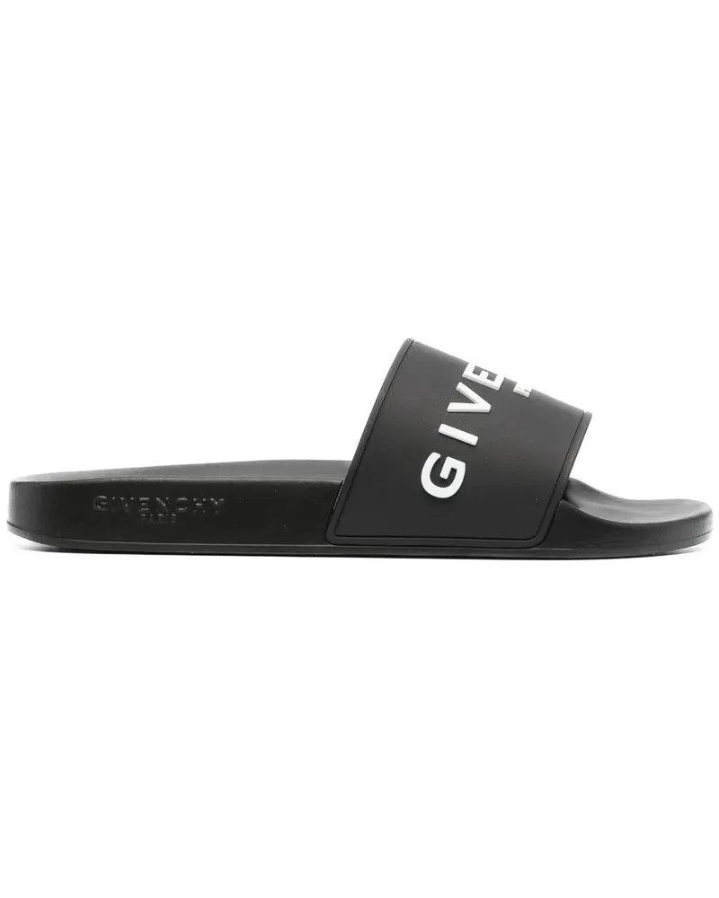 Givenchy Pantoletten mit Logo-Print - Schwarz Schwarz