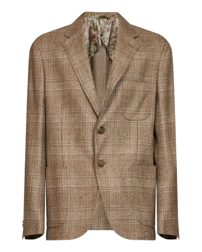 Etro plaid-pattern blazer - Braun Braun