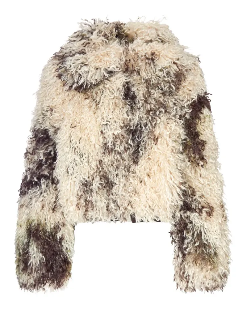 Seafarer Lilly Jacke aus Faux Fur - Nude Nude