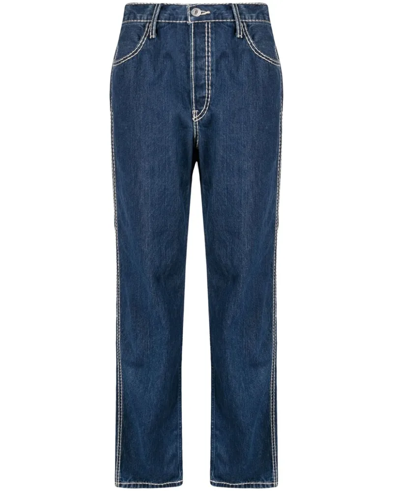 RE/DONE Lockere Jeans - Blau Blau