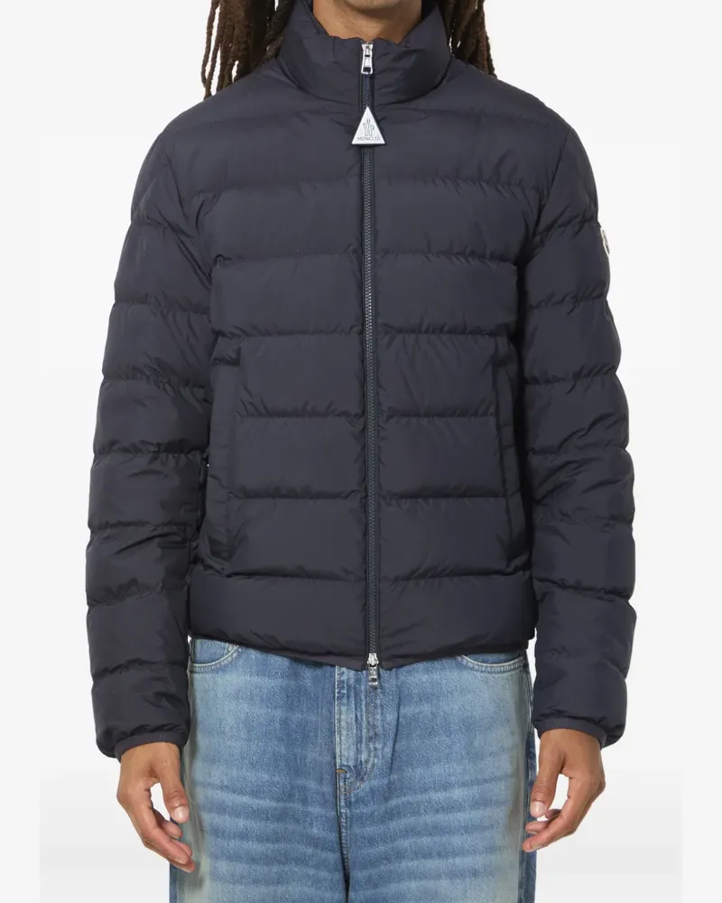 Moncler Baudinet logo-patch jacket - Blau Blau
