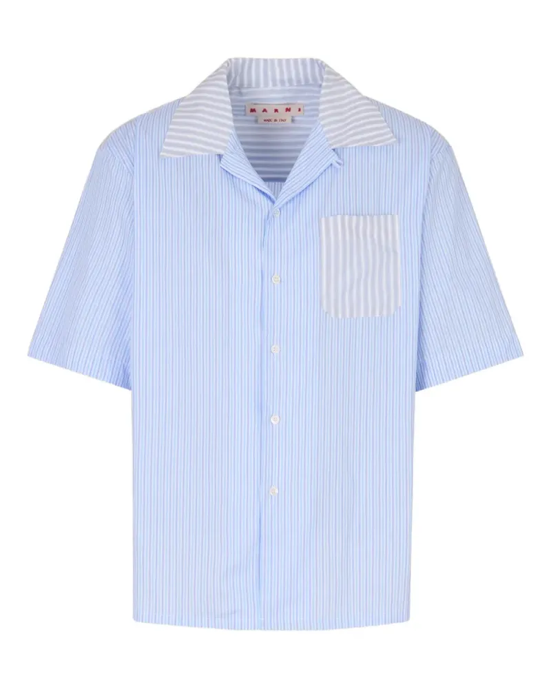 Marni Gestreiftes Hemd - Blau Blau