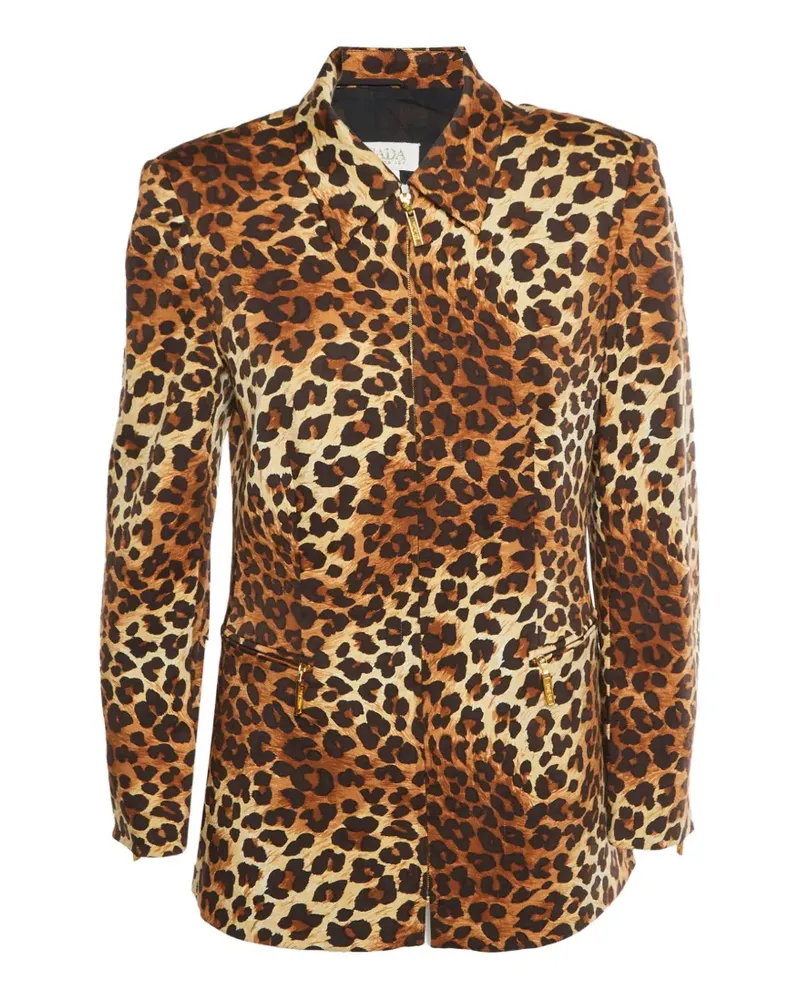 Max Mara leopard-print blazer - Nude Nude