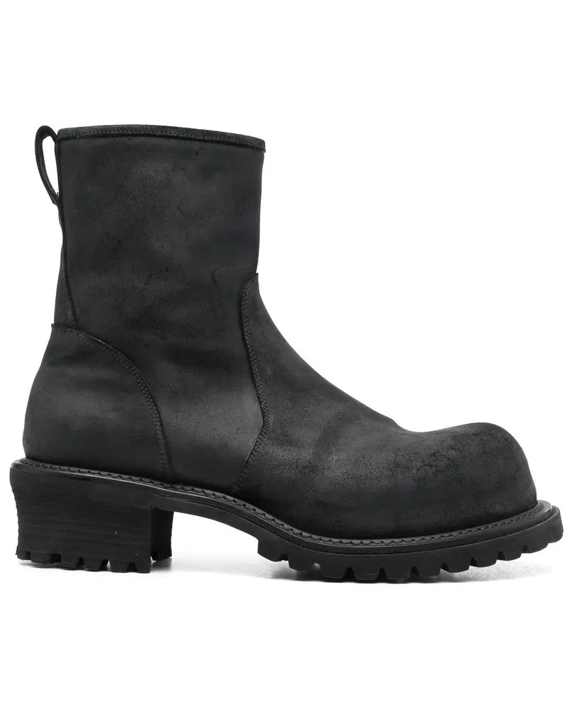 Premiata Stiefel mit Reißverschluss - Schwarz Schwarz