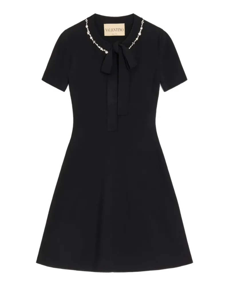 Valentino Garavani embroidered knit dress - Schwarz Schwarz