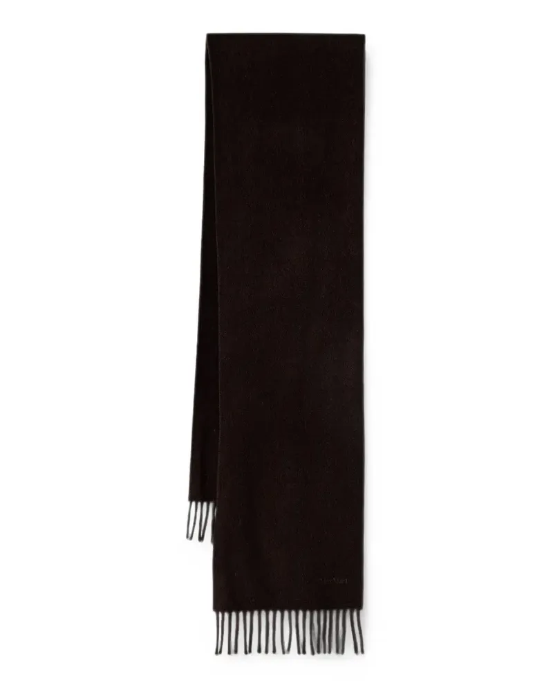 Max Mara fringed wool scarf - Braun Braun