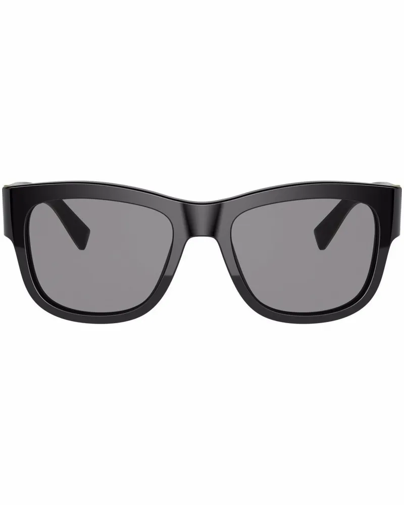 Dolce & Gabbana Sonnenbrille mit eckigem Gestell - Schwarz Schwarz