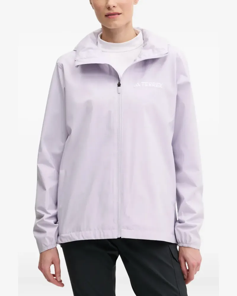 adidas Wetterfeste Kapuzenjacke - Violett Violett